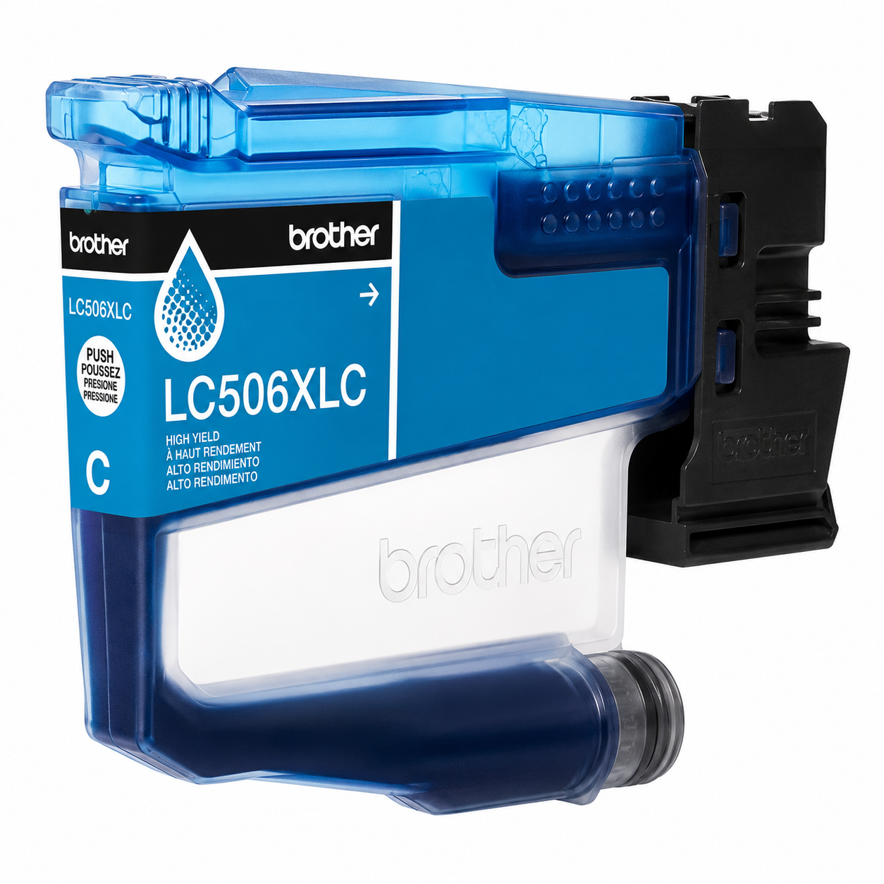 Brother Compatible Cyan 1500 High Yield Inkjet Cartridge, LC506XLC