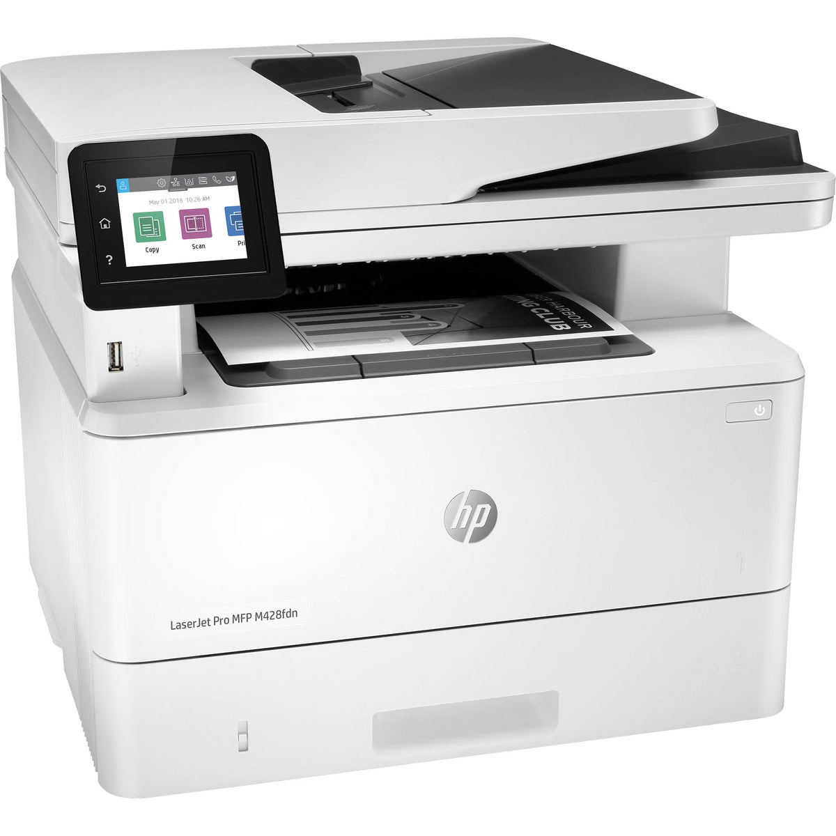 HP LaserJet Pro M428FDN (MICR Bundle) All-in-One Monochrome printer, W ...