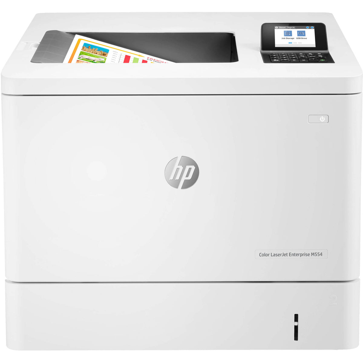 HP Color LaserJet Enterprise M554dn (Refurbished) 7ZU81A – The Printer ...