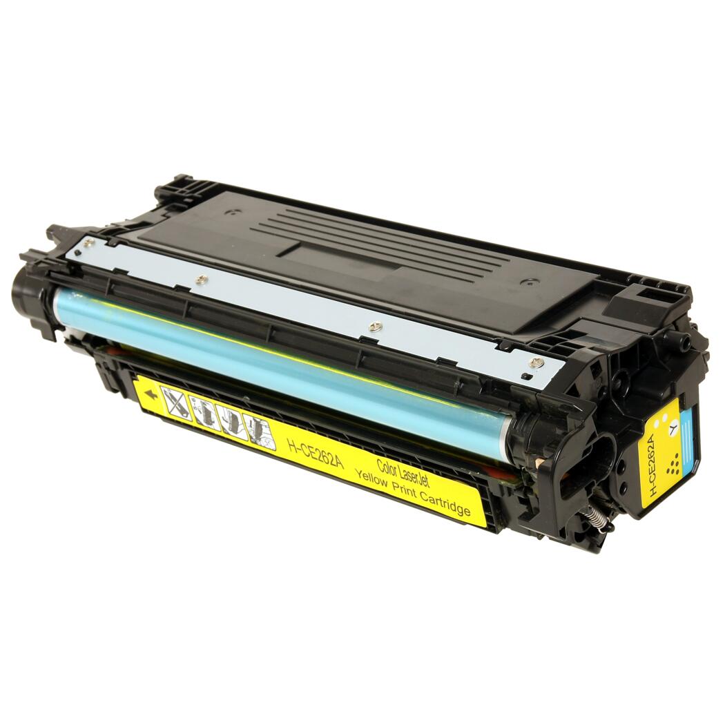 HP 648A Remanufactured Toner Cartridge Yellow 11K Yield, CE262A