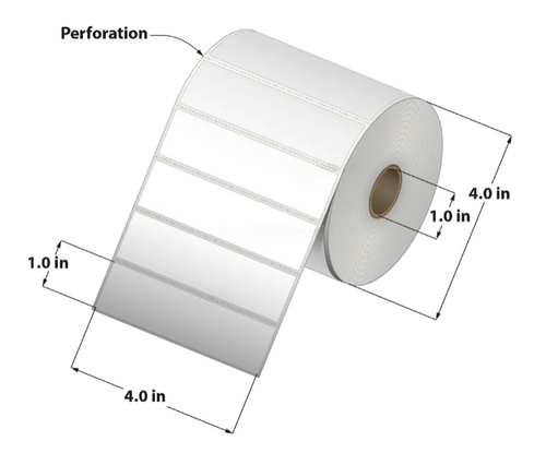 Direct Thermal Label ( 4 X 1 ) 1