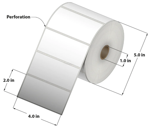 Direct Thermal Label ( 4 x 2 ) 1