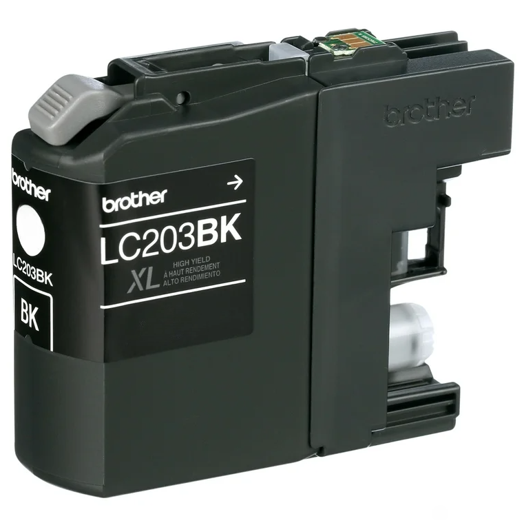 Brother LC203 XL Compatible InkJet Cartridge Black 550 High Yield, LC203BKXL