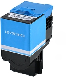 Lexmark 701HC Compatible Toner Cartridge Cyan 3K High Yield, 70C1HC0