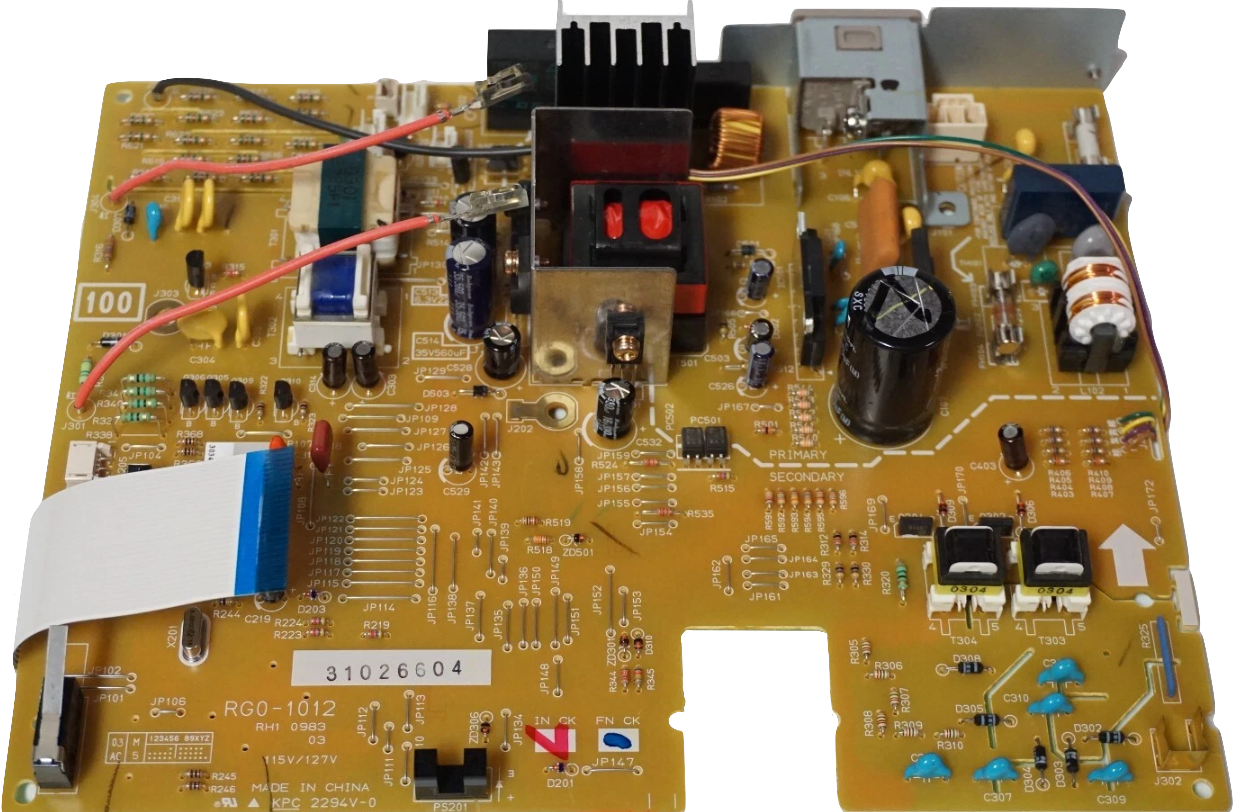HP 1200/1220 Engine Control PC Board, RG0-1012