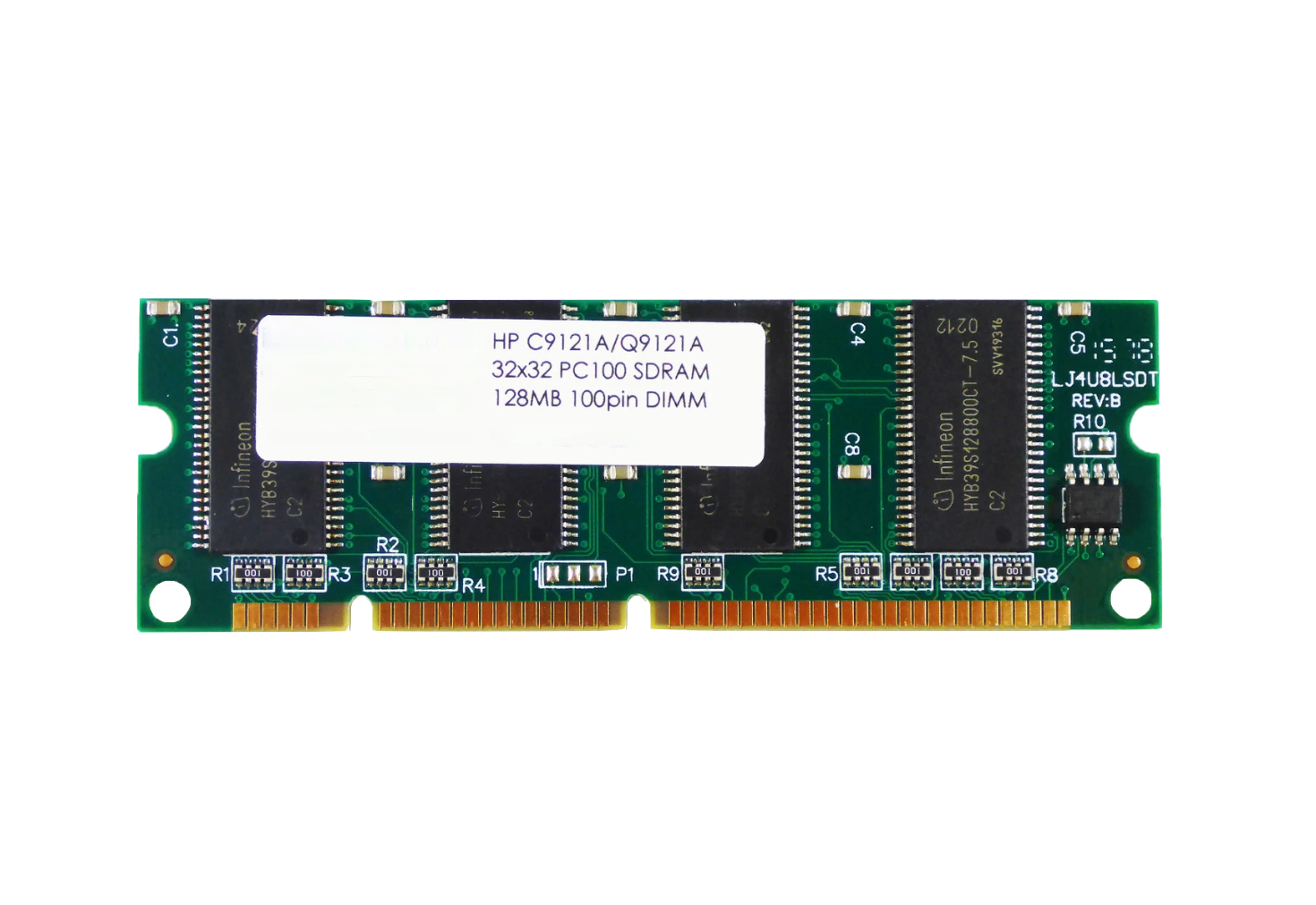 HP 4100/3000/9110/9120/9130/9000 128MB SDRAM DIMM Memory Module, C9121A