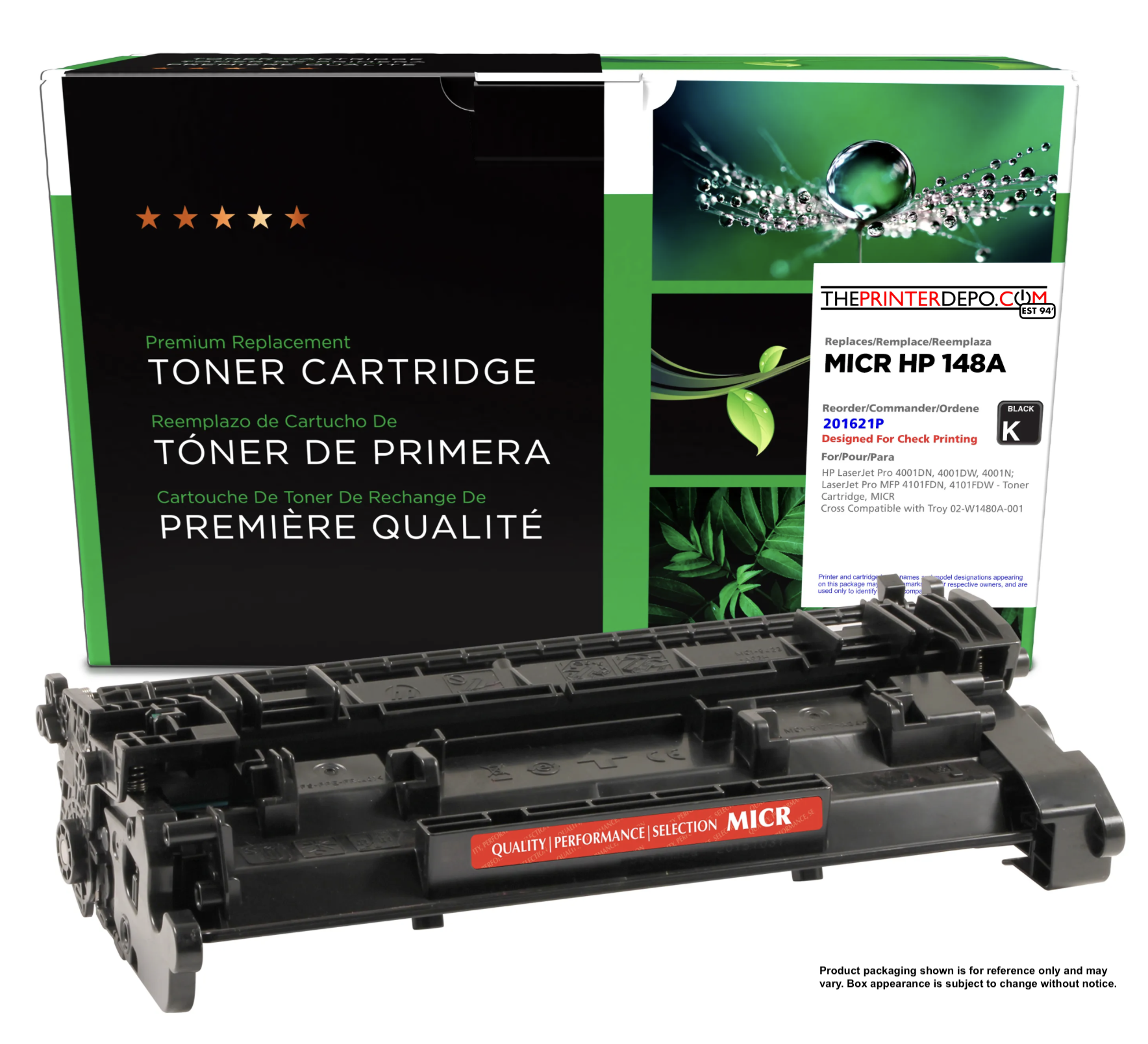 HP LaserJet 4001 4101 148A Remanufactured 148A MICR Toner Cartridge