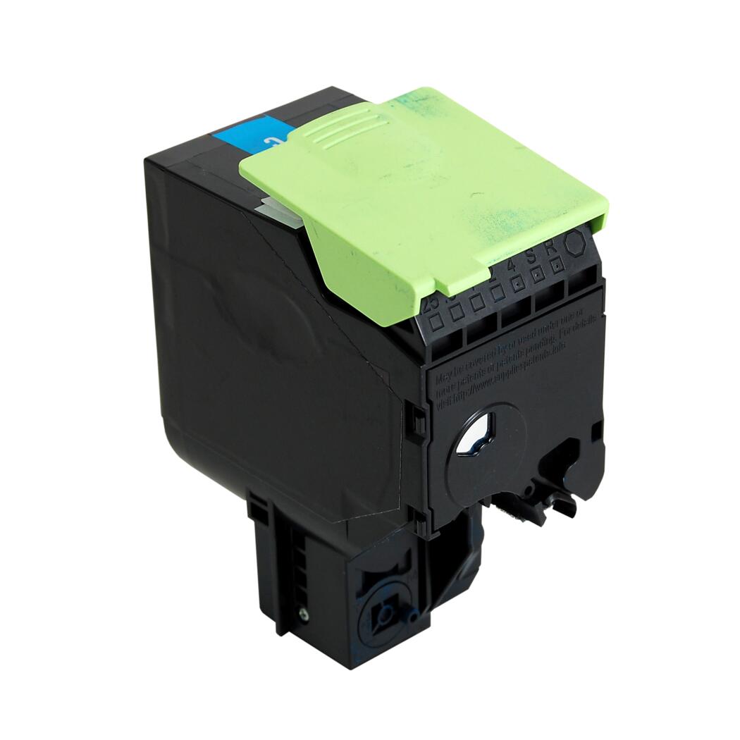 Lexmark CX410/CX51 Compatible Toner Cartridge Cyan 3K High Yield, 80C1HC0