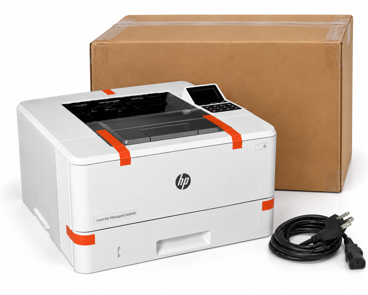 HP LaserJet Managed E40040dn 3PZ35A New Open Box Monochrome Printer