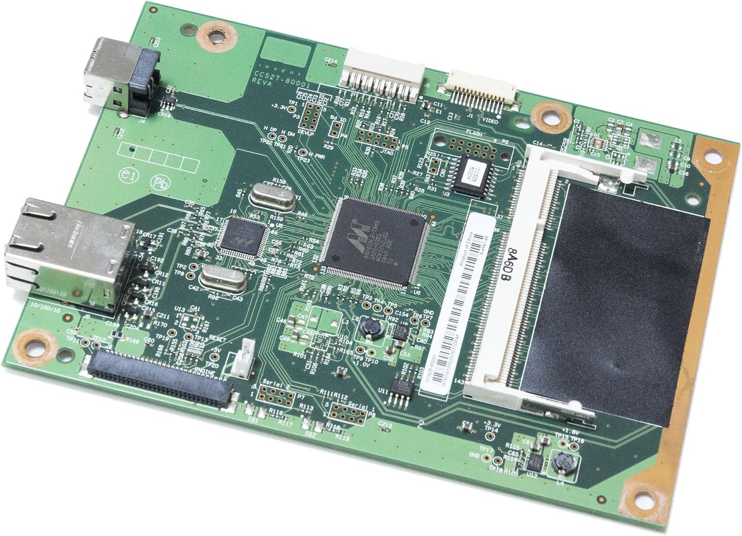 HP P2055/P2055D/P2055DN/P2055X Formatter Board (Network), CC528-69002
