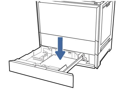 HP Color LaserJet Enterprise 5700, 5800, 6700, 6701, 6800, 6801, X55745, X57945, X654, X677 Tray 2 cassette Assembly RM2-3615
