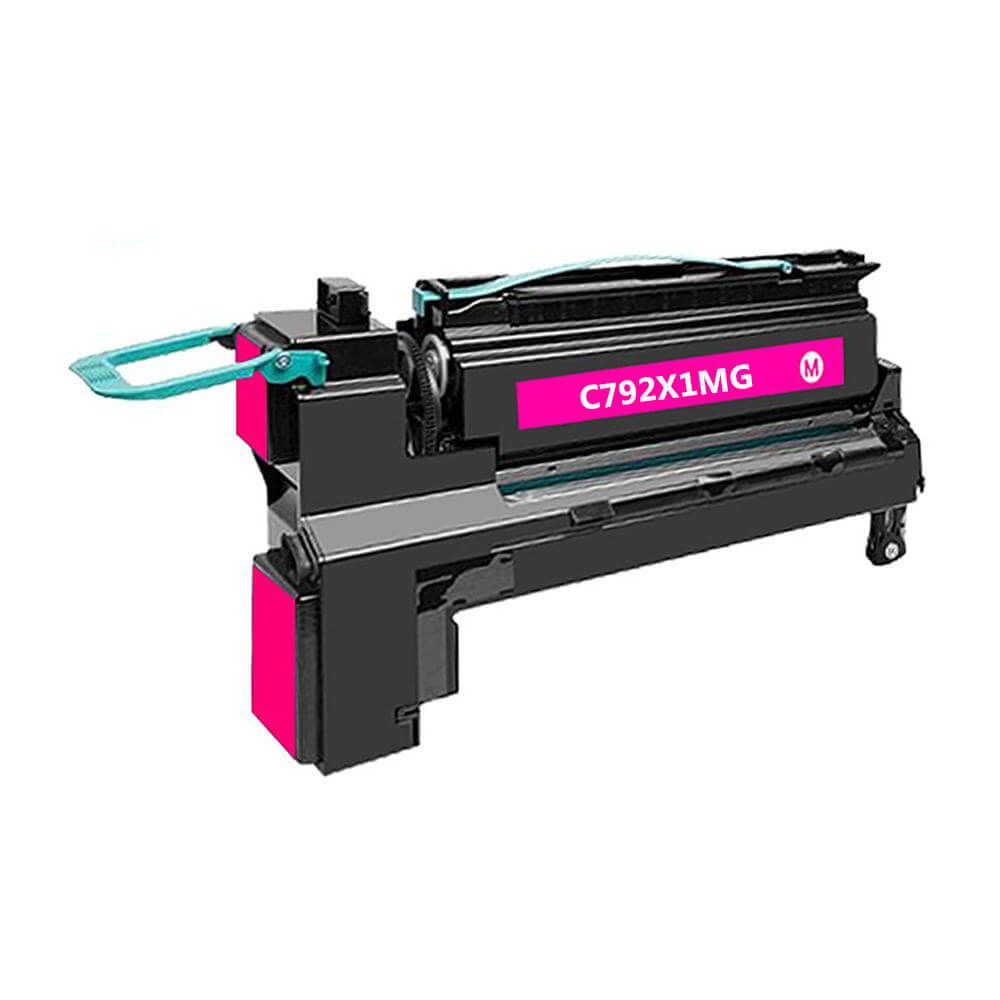 Lexmark C792 Remanufactured Toner Cartridge Magenta 20K Extra High Yield, C792X1MG