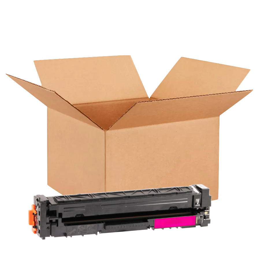 HP 201X New OEM Magenta Toner Cartridge Placed in Brown Box, CF403X