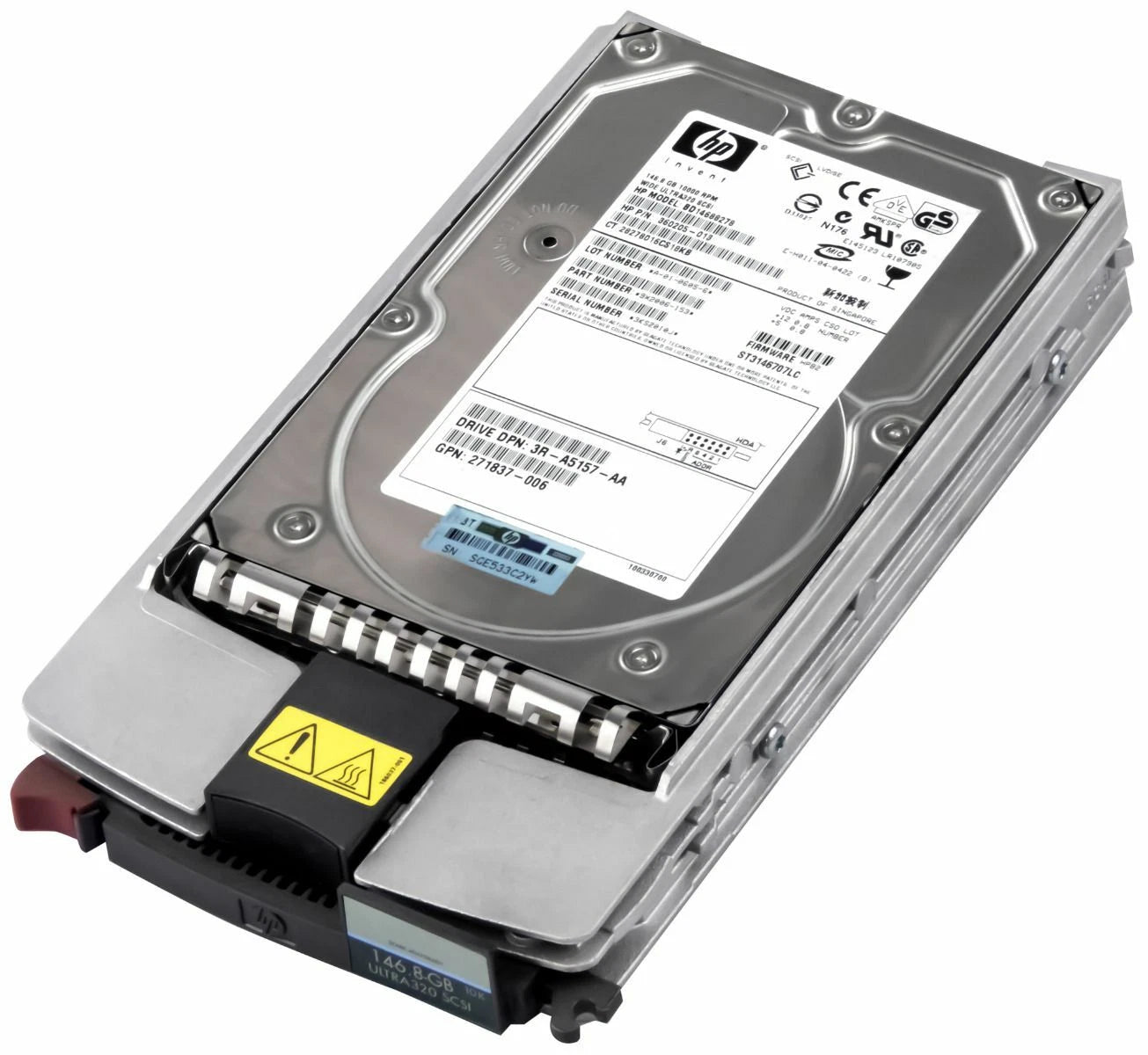 HP 146GB SCSI 3.5 10K Hard Drive 10000RPM, 360205-013