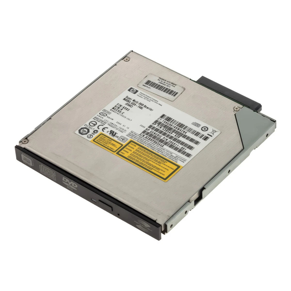 HP 8x DVD+R/RW 68-pin 12.7mm Optical Drive, 399402-001