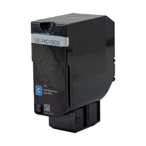 Lexmark Toner Cartridge, Cyan 7K Yield, 74C1SC0