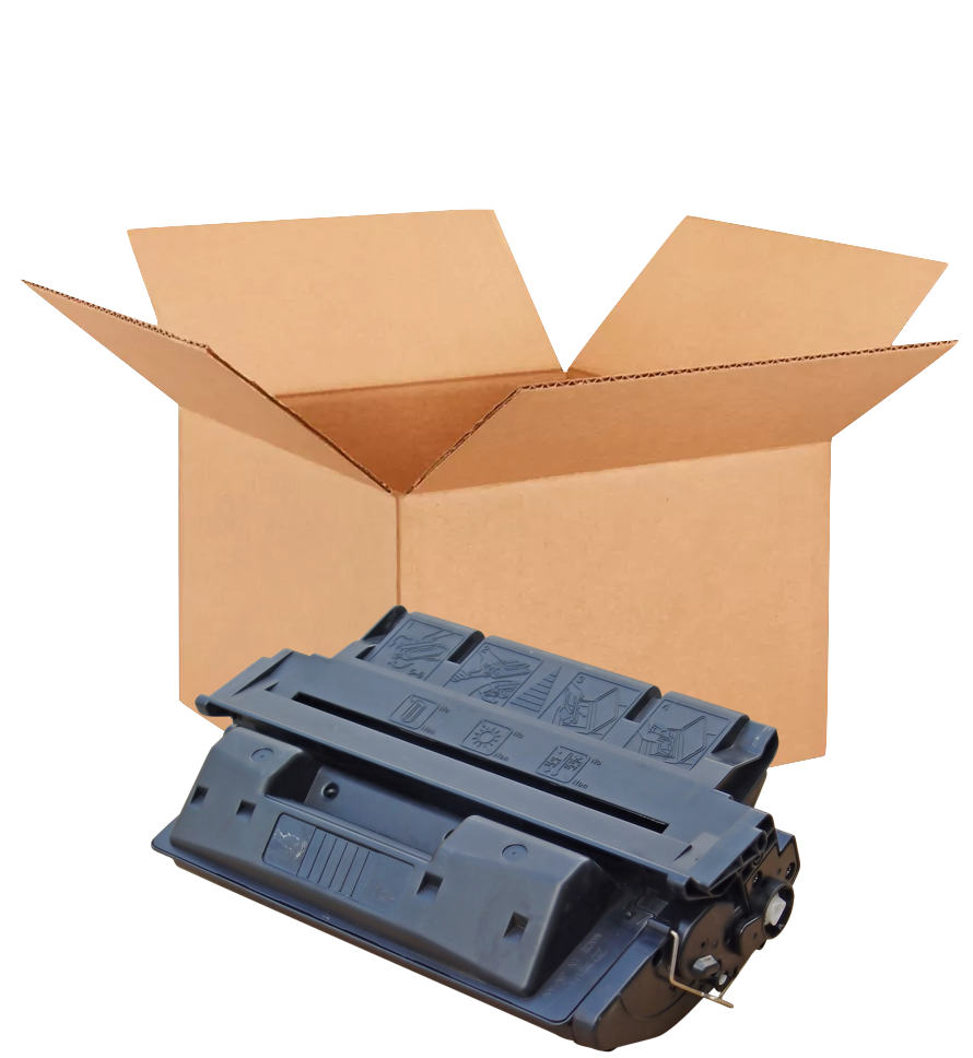 HP 27X New OEM Black Toner Cartridge Placed in Brown Box, C4127X