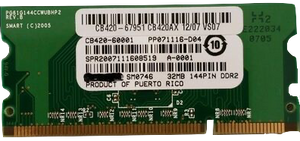 HP P3005/P3005d/P3005n/P3005dn/P3005x DDR2 144 Pin DIMM card, CB420-67951