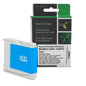 Cyan Ink Cartridge for Brother LC51
