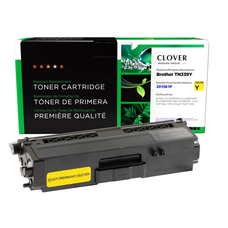 Super High Yield Yellow Toner Cartridge for Brother TN339