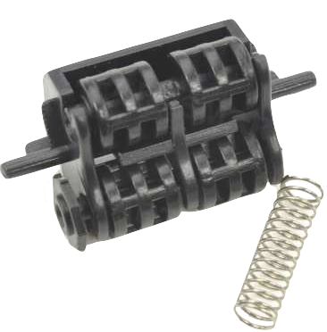 HP LaserJet P2014,P2015,M2727,3390,1320,1160, Lower Top Bin Roller Asm, Bin-1320-ASM