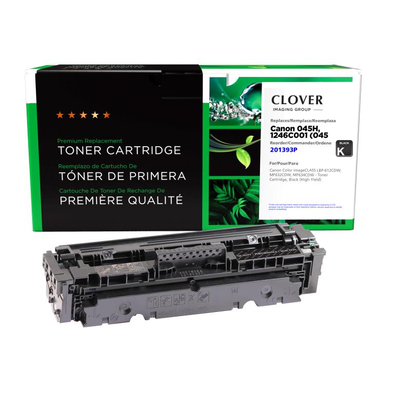 High Yield Black Toner Cartridge for Canon 1246C001 (045 H)