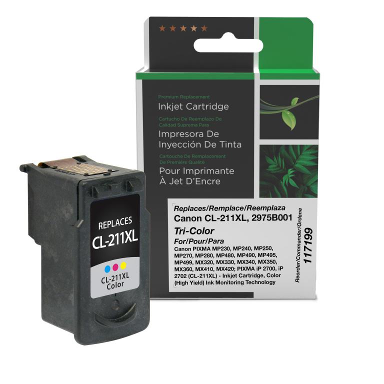 High Yield Color Ink Cartridge for Canon CL-211XL