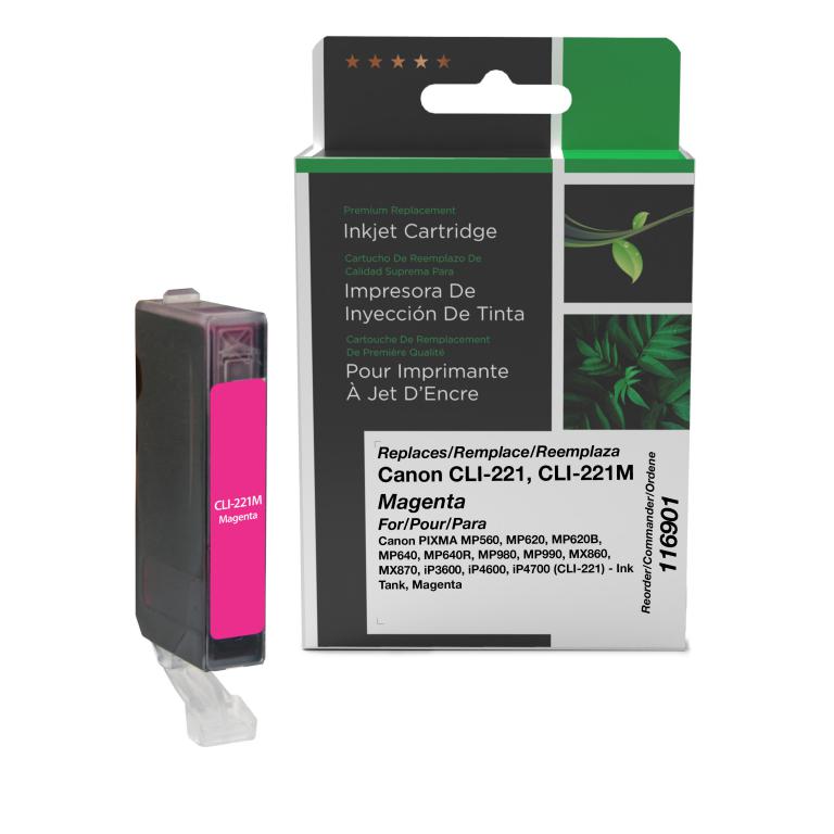 Magenta Ink Cartridge for Canon CLI-221