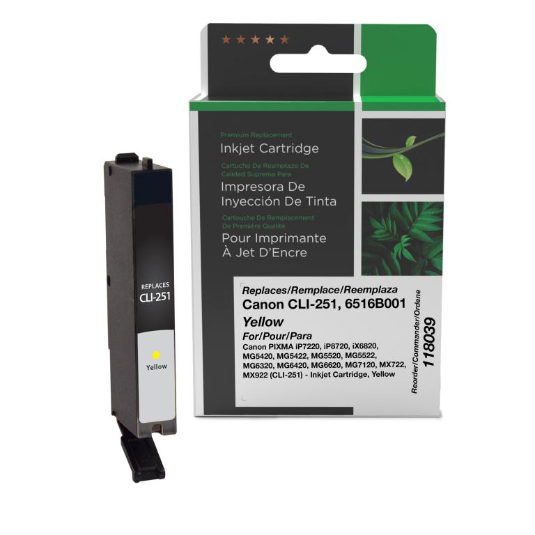 Yellow Ink Cartridge for Canon CLI-251
