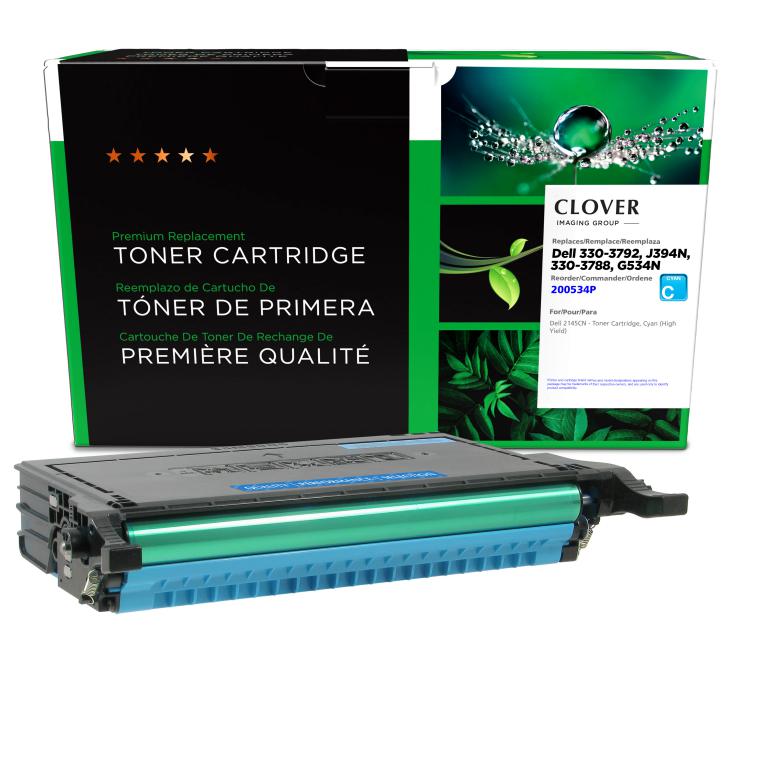 High Yield Cyan Toner Cartridge for Dell 2145
