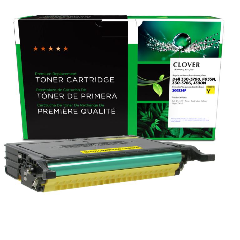 High Yield Yellow Toner Cartridge for Dell 2145