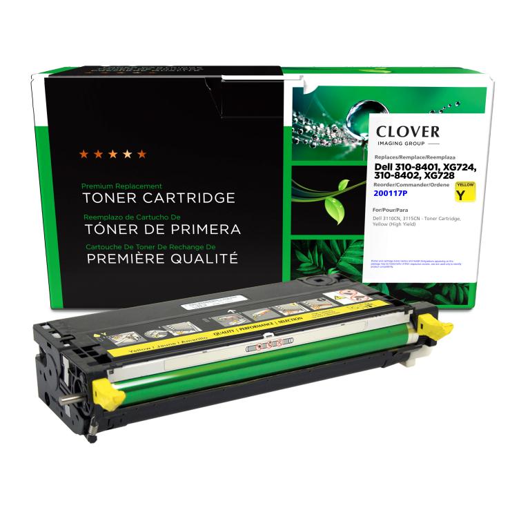 High Yield Yellow Toner Cartridge for Dell 3110/3115