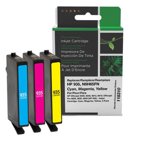 Cyan, Magenta, Yellow Ink Cartridges for HP 935 3-Pack