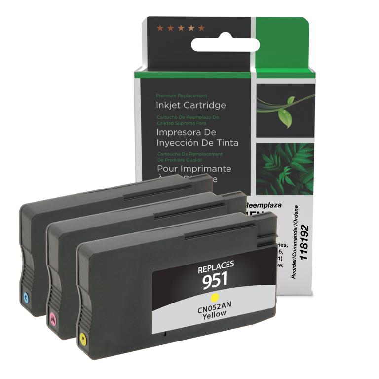 Cyan, Magenta, Yellow Ink Cartridges for HP CR314FN (HP 951) 3-Pack