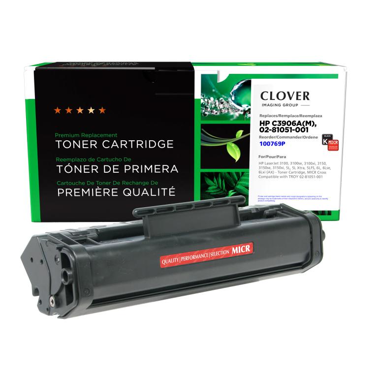 MICR Toner Cartridge for HP C3906A, TROY 02-81051-001