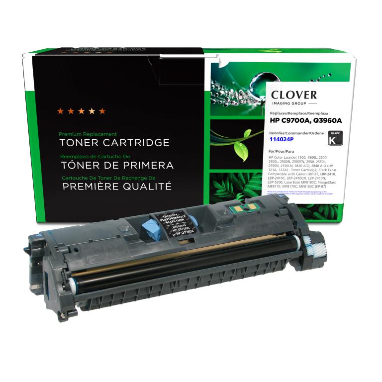 Black Toner Cartridge for HP C9700A/Q3960A (HP 121A/122A)