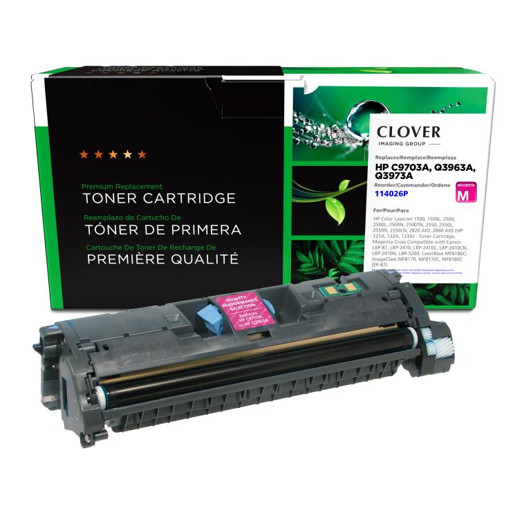 Magenta Toner Cartridge for HP C9703A/Q3963A (HP 121A/122A/123A)