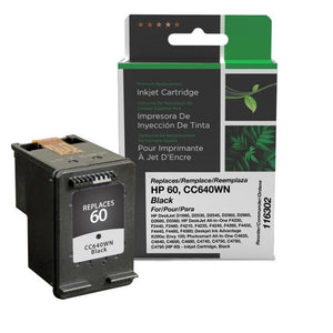 Black Ink Cartridge for HP CC640WN (HP 60)