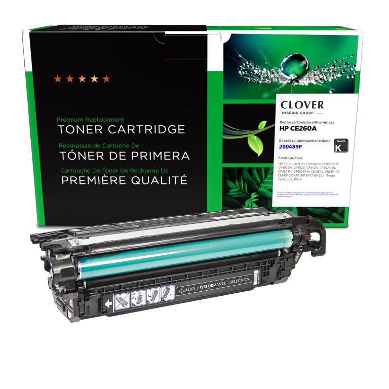 Black Toner Cartridge for HP CE260A (HP 647A/646A)