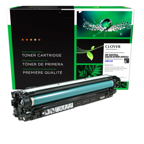 Black Toner Cartridge for HP CE270A (HP 650A)