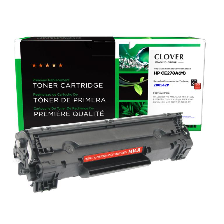MICR Toner Cartridge for HP CE278A (HP 78A), TROY 02-82000-001