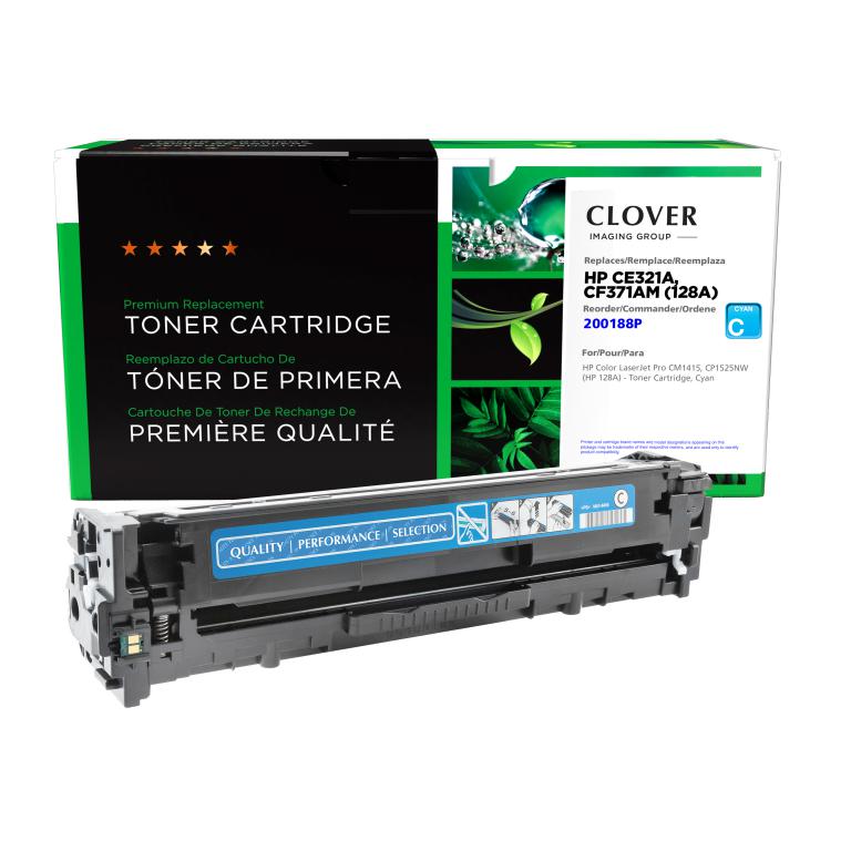Cyan Toner Cartridge for HP CE321A (HP 128A)