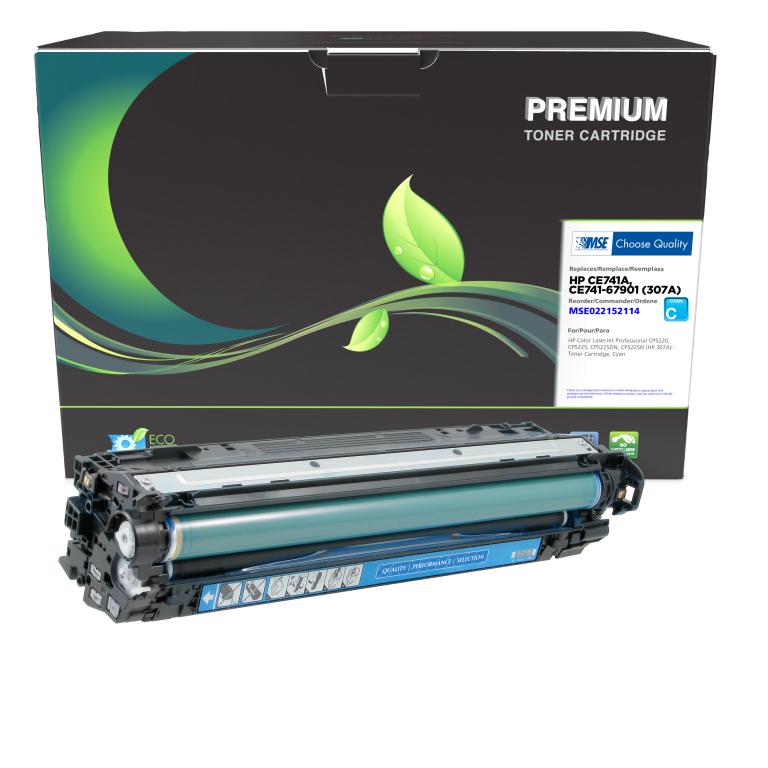 Cyan Toner Cartridge for HP CE741A (HP 307A)