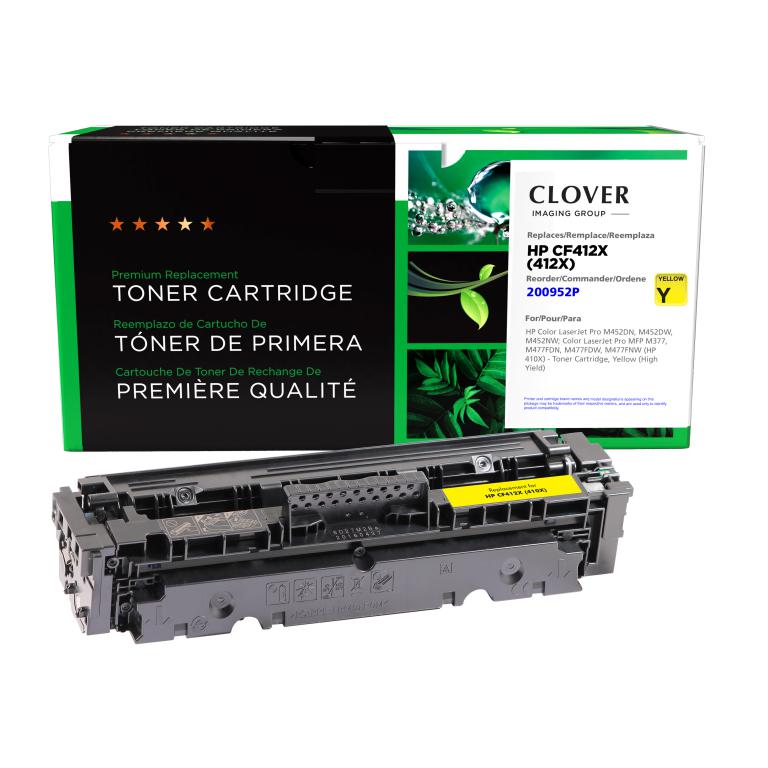 High Yield Yellow Toner Cartridge for HP CF412X (HP 410X)