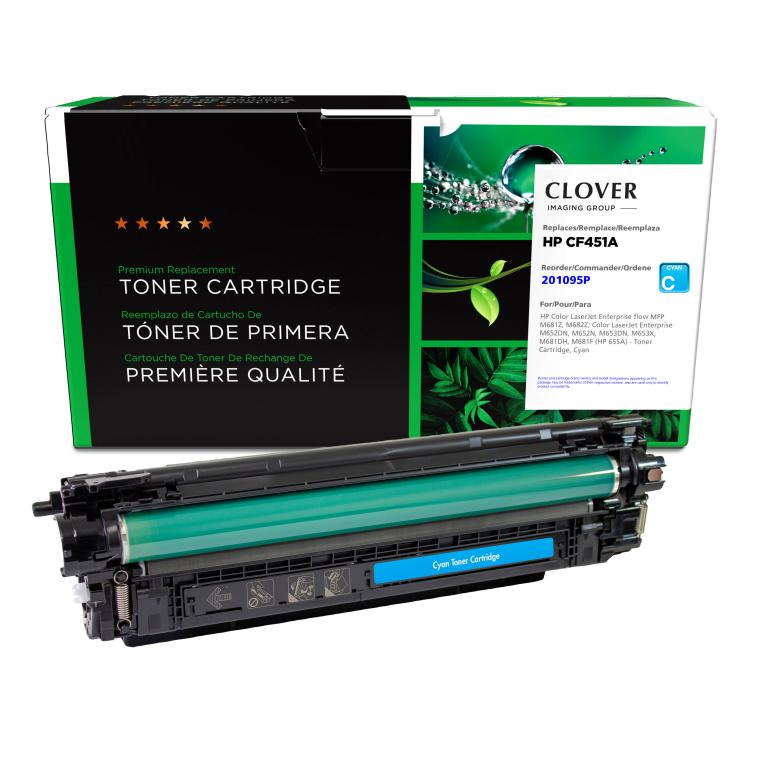 Cyan Toner Cartridge for HP CF451A (HP 655A)