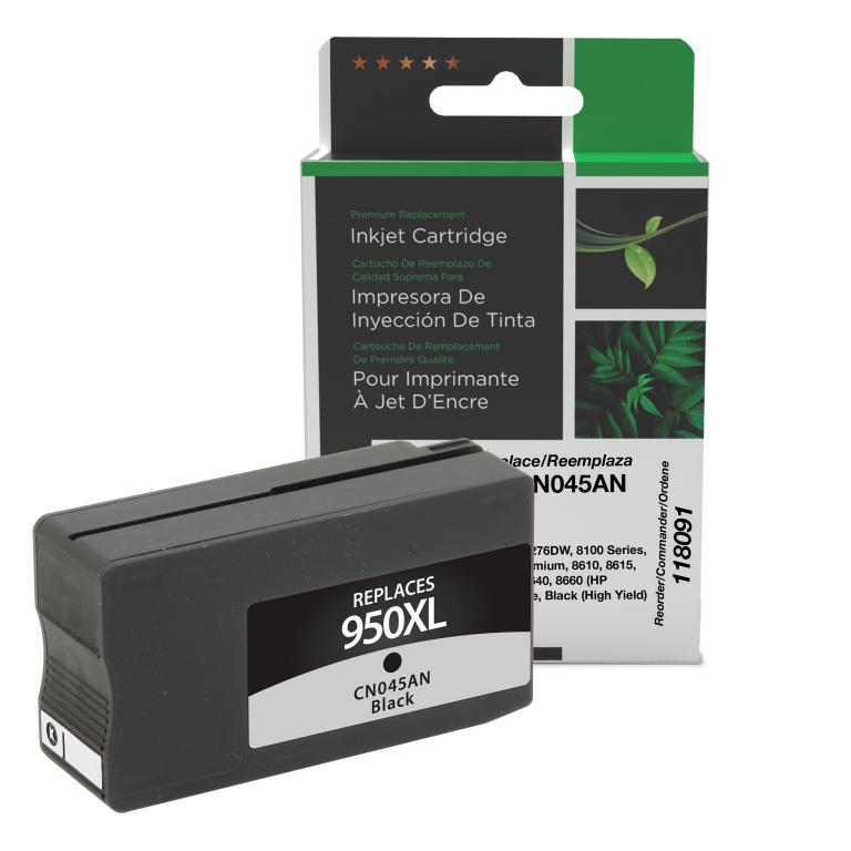 High Yield Black Ink Cartridge for HP CN045AN (HP 950XL)