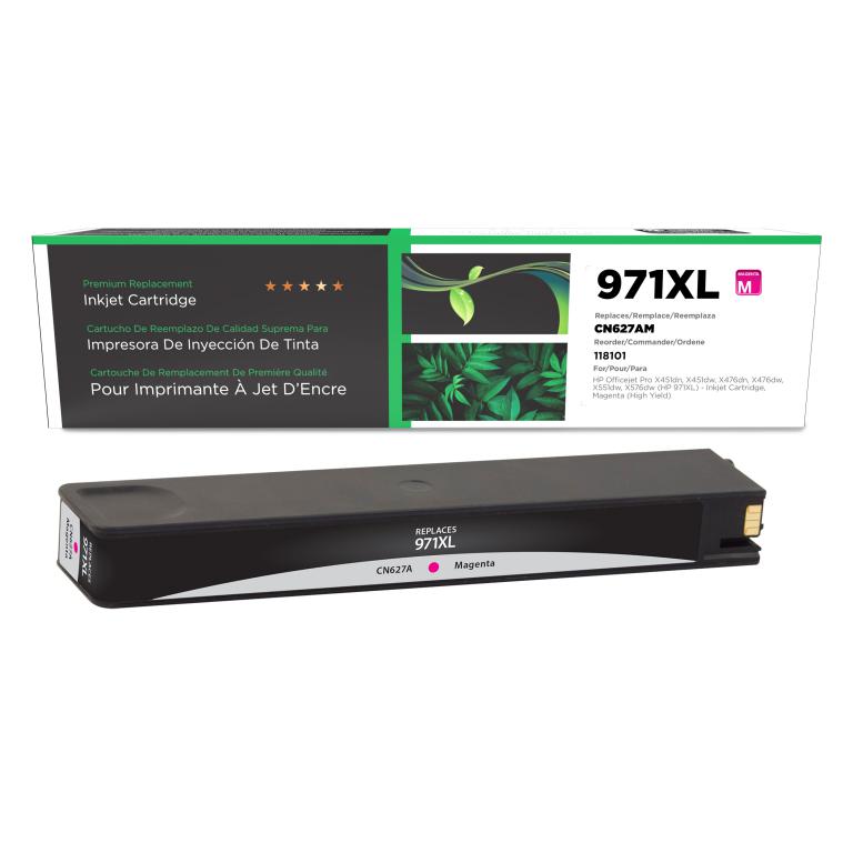 High Yield Magenta Ink Cartridge for HP CN627AM (HP 971XL)