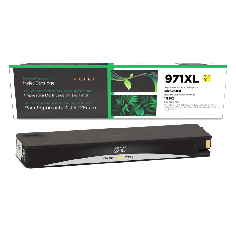 High Yield Yellow Ink Cartridge for HP CN628AM (HP 971XL)