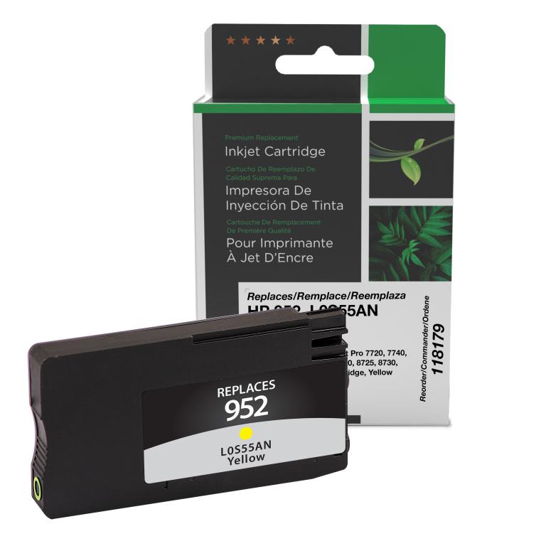 Yellow Ink Cartridge for HP L0S55AN (HP 952)
