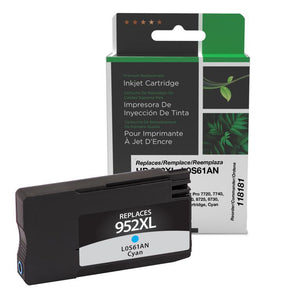 High Yield Cyan Ink Cartridge for HP L0S61AN (HP 952XL)
